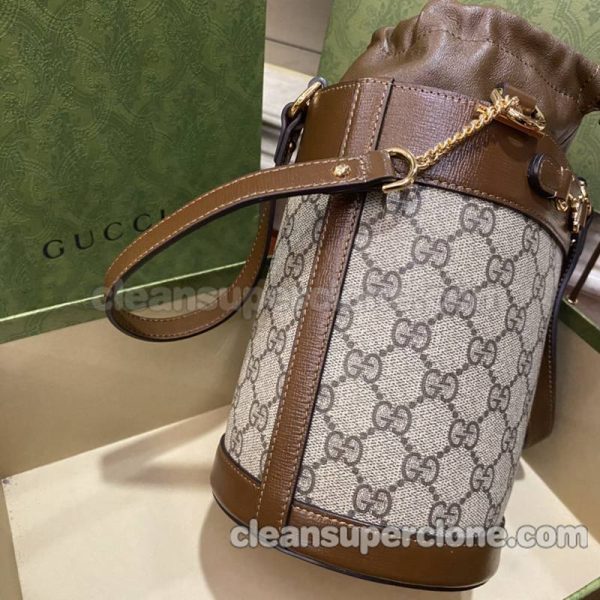 Handbag bag replica details and pricing caramel color Gucci cowhide women 5