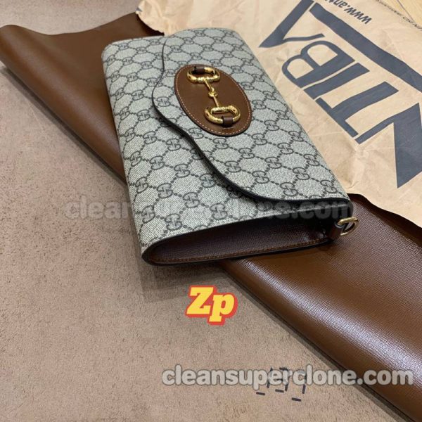 Gucci bag Super Clone picture and price gray Clutch cowhide women 8