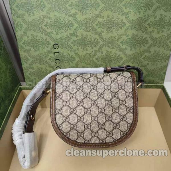 Gucci bag Super Clone picture and price brown Shoulder cowhide women 5