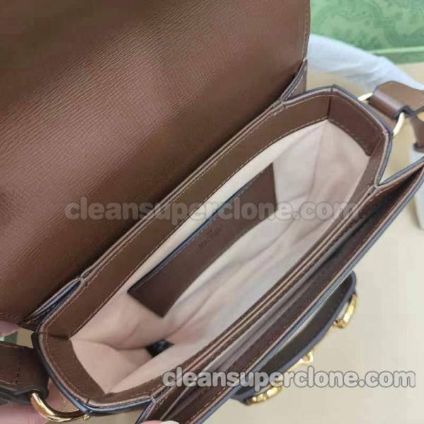 Gucci bag Super Clone picture and price brown Shoulder cowhide women 7