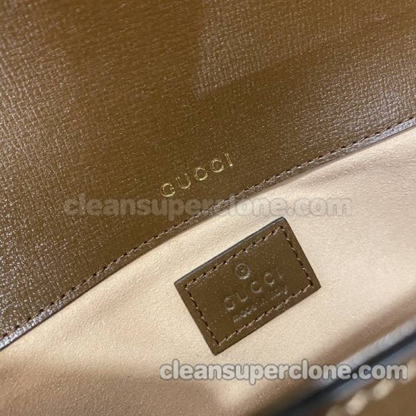 Shoulder bag replica details and pricing brown Gucci cowhide women 9