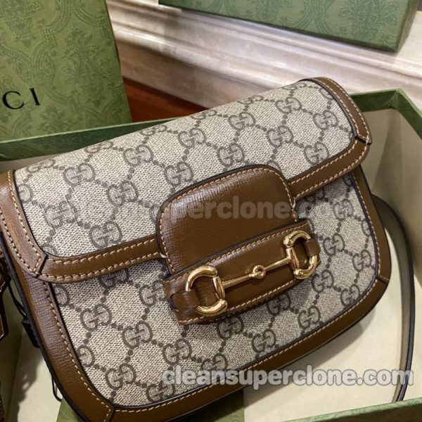 Gucci bag Super Clone picture and price brown Crossbody chamois women 2