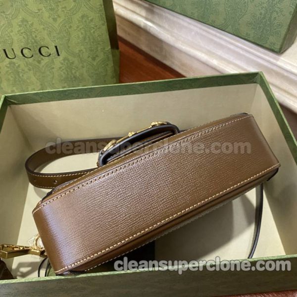 Gucci bag Super Clone picture and price brown Crossbody chamois women 4