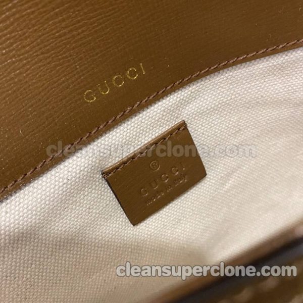 Gucci bag Super Clone picture and price brown Crossbody chamois women 8