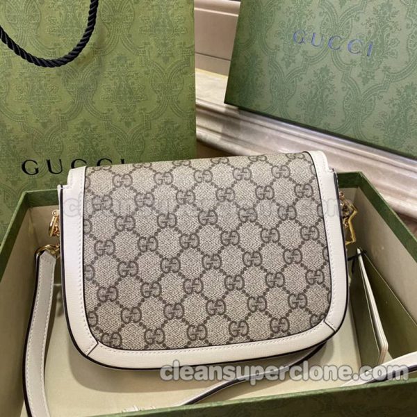 saddle bag 1:1 Copy description and price white Gucci Crossbody women 4