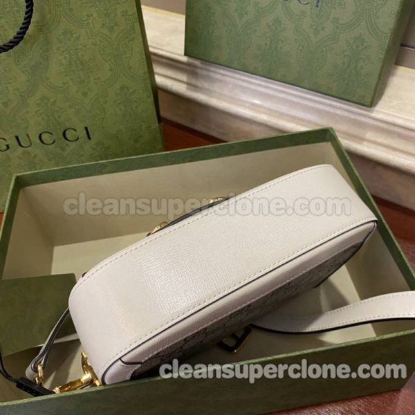 saddle bag 1:1 Copy description and price white Gucci Crossbody women 5