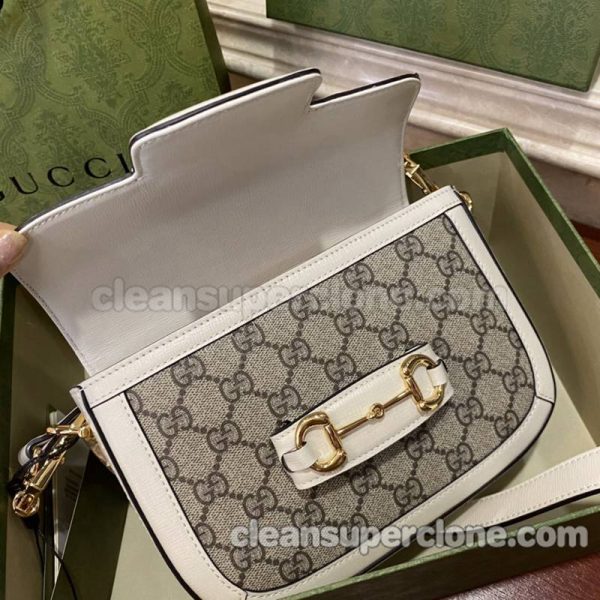 saddle bag 1:1 Copy description and price white Gucci Crossbody women 6