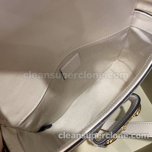 saddle bag 1:1 Copy description and price white Gucci Crossbody women 7