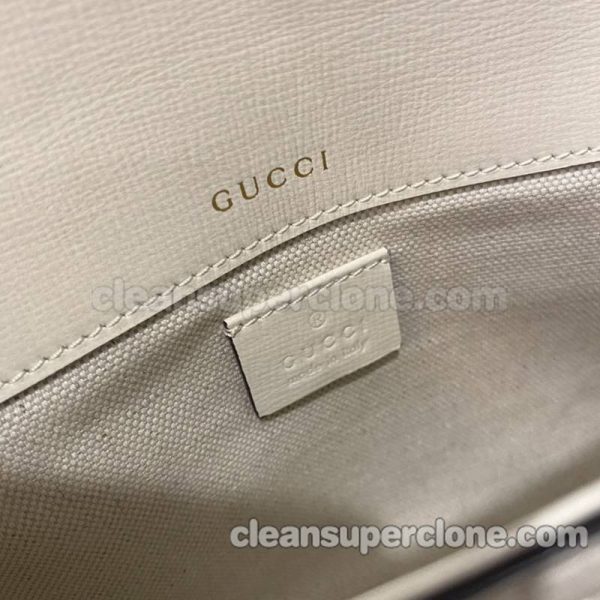 saddle bag 1:1 Copy description and price white Gucci Crossbody women 8