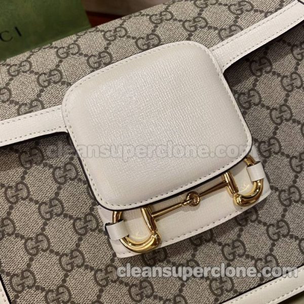 Gucci bag Super Clone picture and price white Crossbody saddle women 3