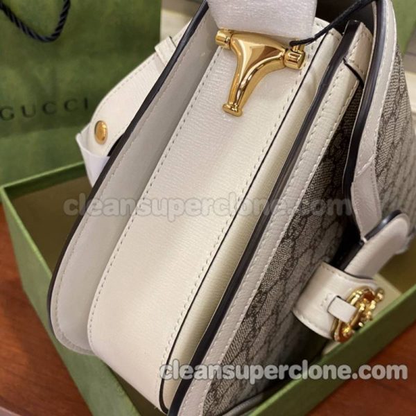 Gucci bag Super Clone picture and price white Crossbody saddle women 4