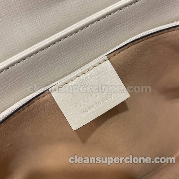 Gucci bag Super Clone picture and price white Crossbody saddle women 8