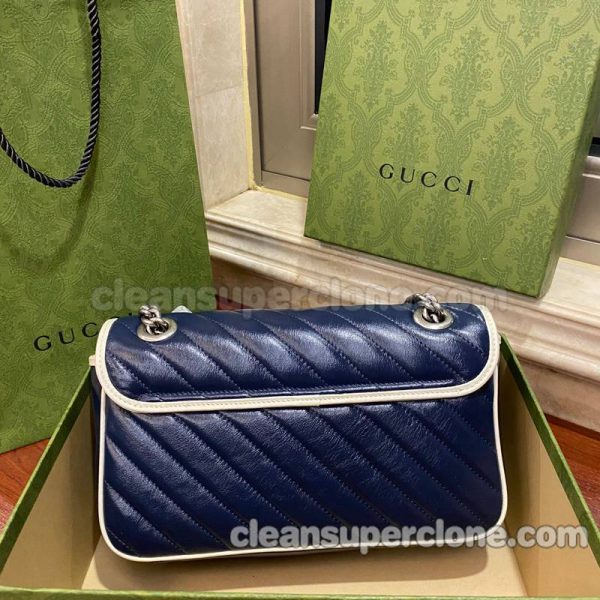 Gucci bag Super Clone picture and price dark blue Crossbody cowhide women 5