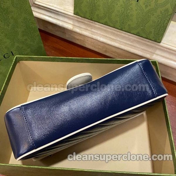 Gucci bag Super Clone picture and price dark blue Crossbody cowhide women 7