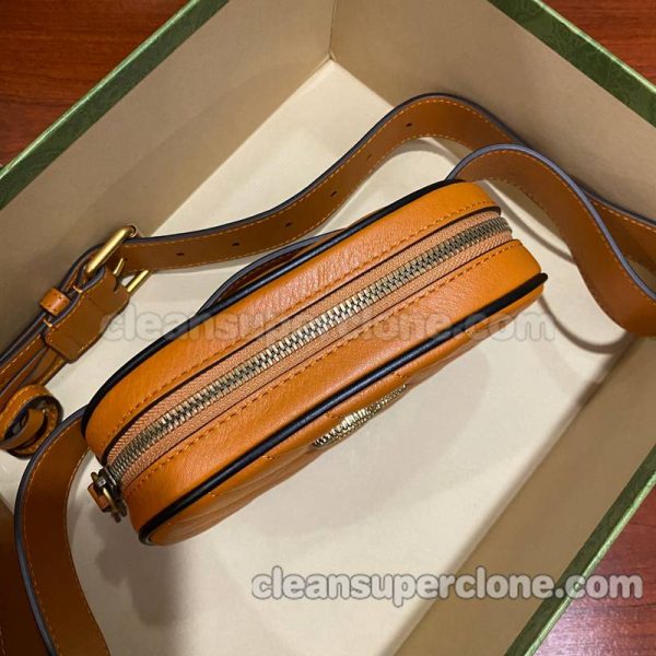 Gucci bag Super Clone picture and price orange Waist cowhide women 3