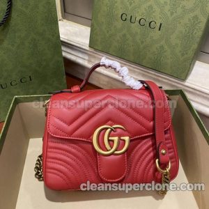 Gucci bag Super Clone picture and price red Crossbody Handbag cowhide women