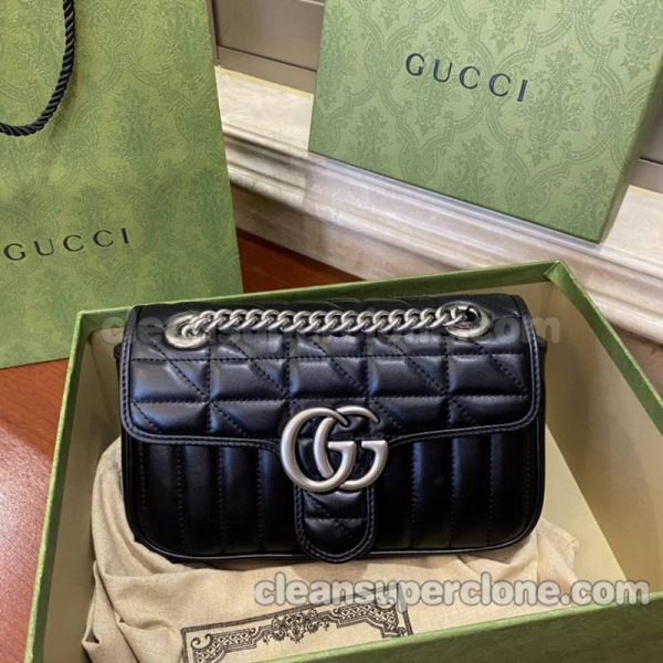 Gucci bag Super Clone picture and price black Shoulder cowhide women