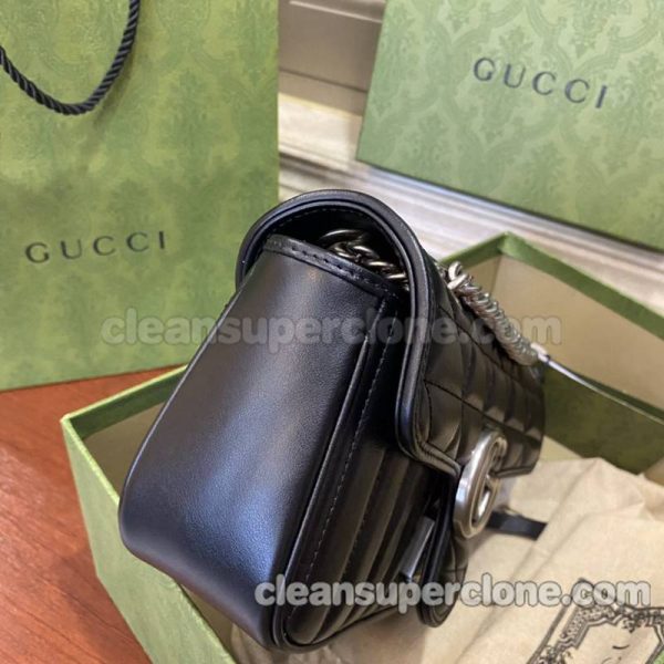 Gucci bag Super Clone picture and price black Shoulder cowhide women 5