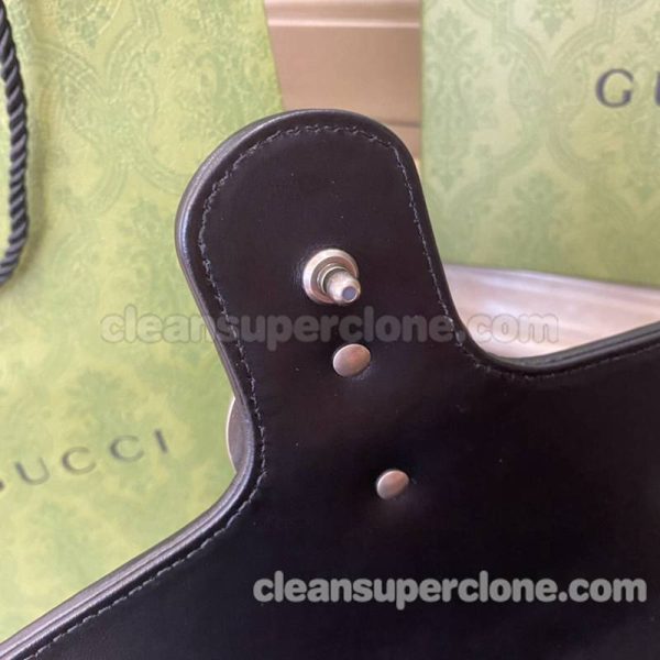 Shoulder bag replica details and pricing black Gucci cowhide women 9