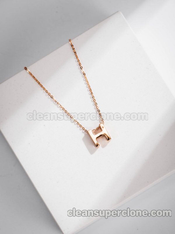 Hermes necklaces Super Clone picture and price women's H letter Jewelry