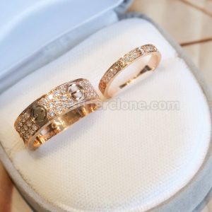 Jewelry 1:1 Copy description and price Cartier couple rings