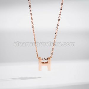 Hermes necklaces Super Clone picture and price women's H letter Jewelry