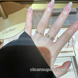 Jewelry 1:1 Copy description and price Cartier couple rings 4