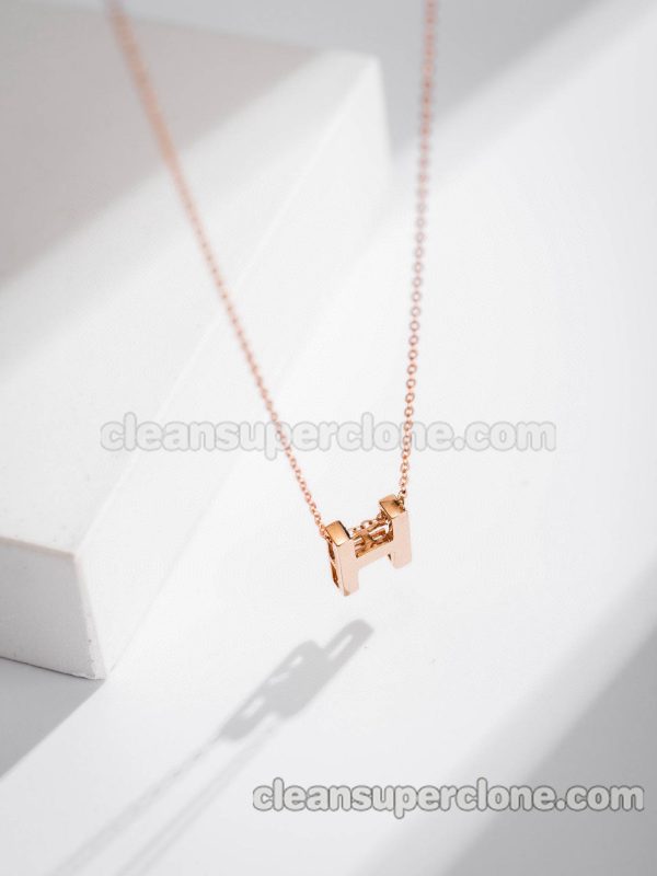 Hermes necklaces Super Clone picture and price women's H letter Jewelry