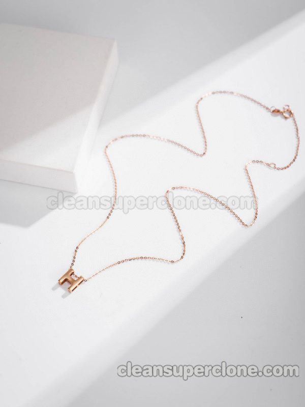 Hermes necklaces Super Clone picture and price women's H letter Jewelry