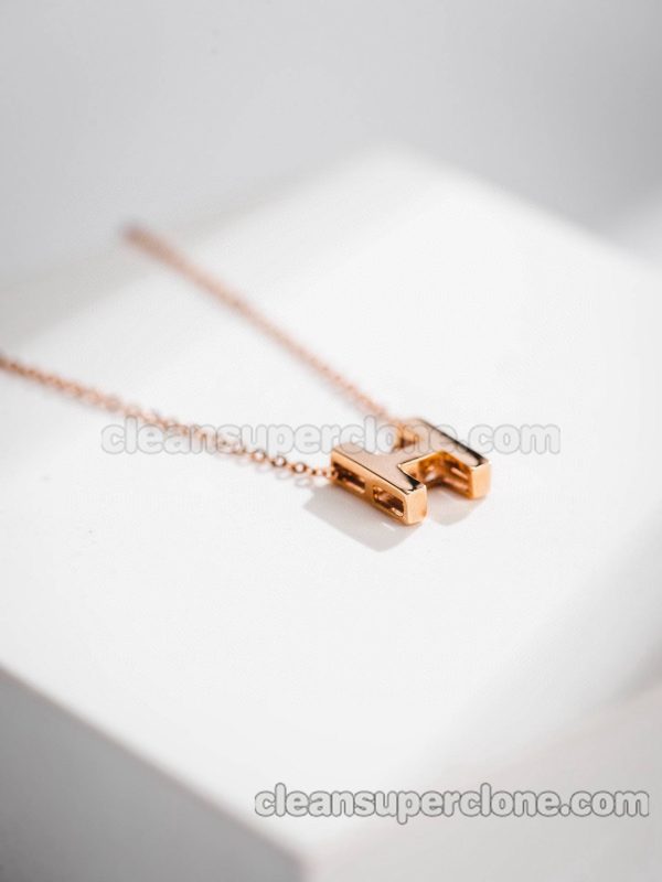 Hermes necklaces Super Clone picture and price women's H letter Jewelry