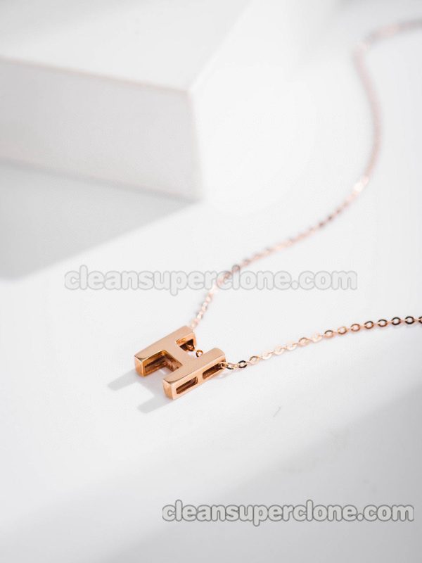 Hermes necklaces Super Clone picture and price women's H letter Jewelry