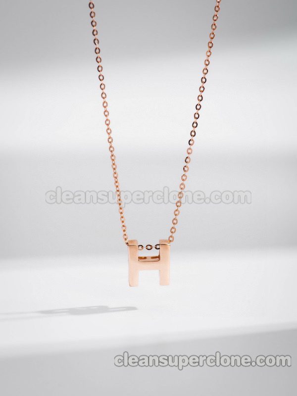 Hermes necklaces Super Clone picture and price women's H letter Jewelry