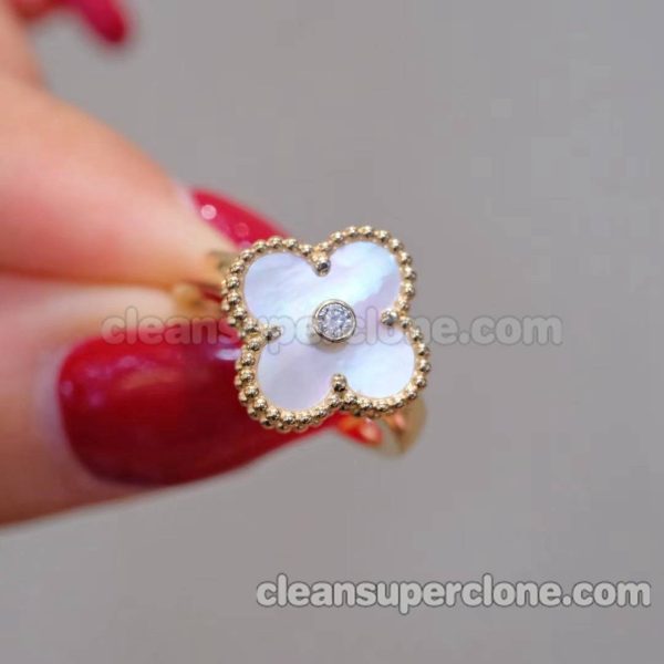 women's rings replica details and pricing Van Cleef & Arpels white Jewelry