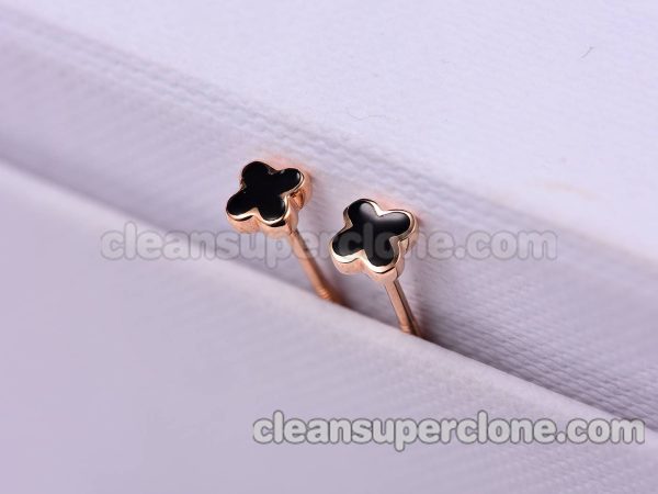 Jewelry 1:1 Copy description and price Louis Vuitton black women's earrings