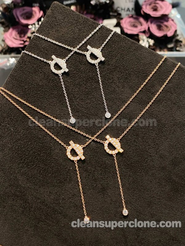 Jewelry 1:1 Copy description and price Hermes women's necklaces