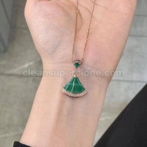 women's necklaces replica details and pricing Bvlgari green Jewelry