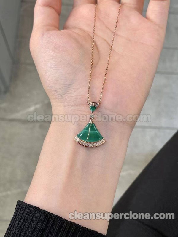 women's necklaces replica details and pricing Bvlgari green Jewelry