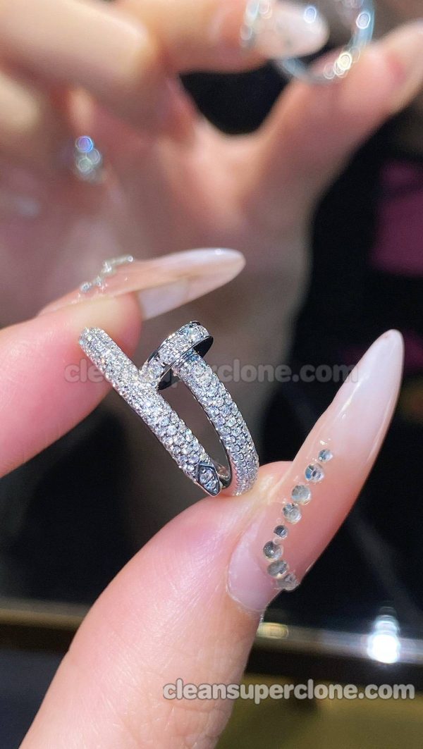 Jewelry 1:1 Copy description and price nails Cartier women's rings