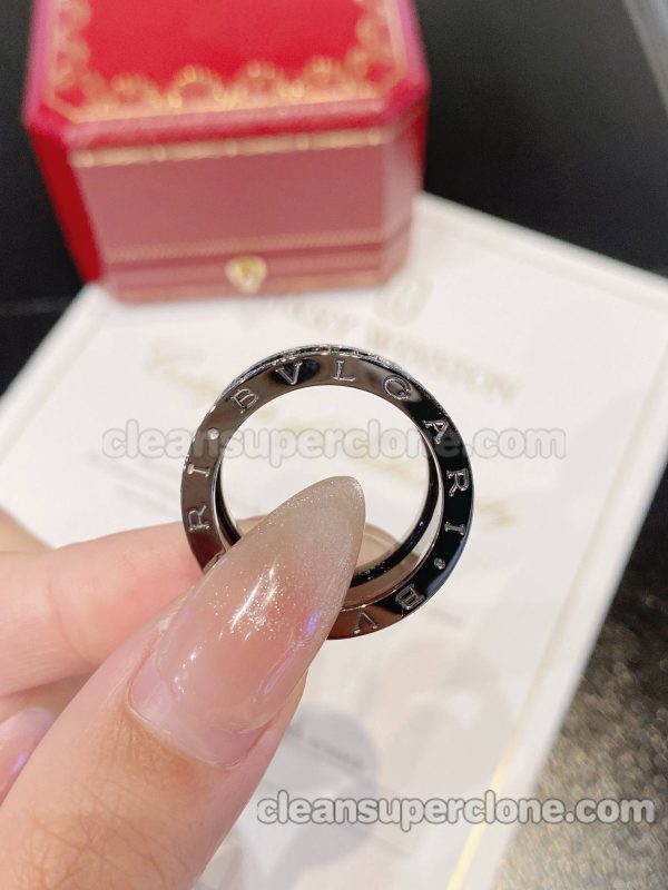 Bvlgari rings Super Clone picture and price women's black Jewelry