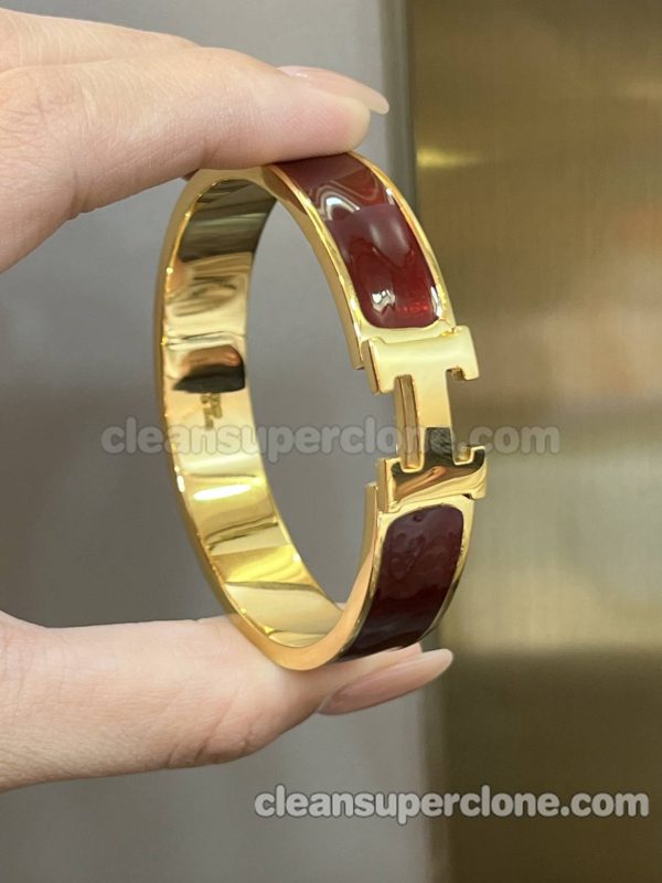 women's bracelets replica details and pricing red and white Hermes Jewelry