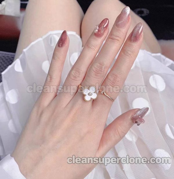 women's rings replica details and pricing Van Cleef & Arpels white Jewelry