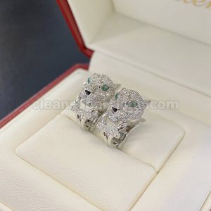 Jewelry 1:1 Copy description and price Cartier leopard women's earrings