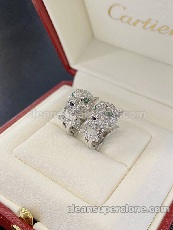 Jewelry 1:1 Copy description and price Cartier leopard women's earrings