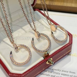 Cartier necklaces Super Clone picture and price nail women's Jewelry