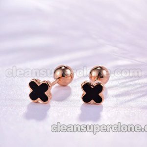 Jewelry 1:1 Copy description and price Louis Vuitton black women's earrings