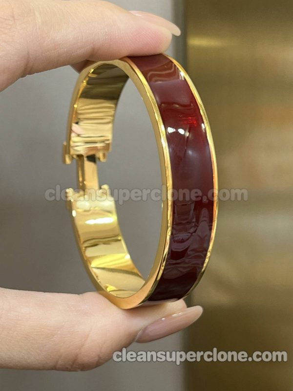 women's bracelets replica details and pricing red and white Hermes Jewelry