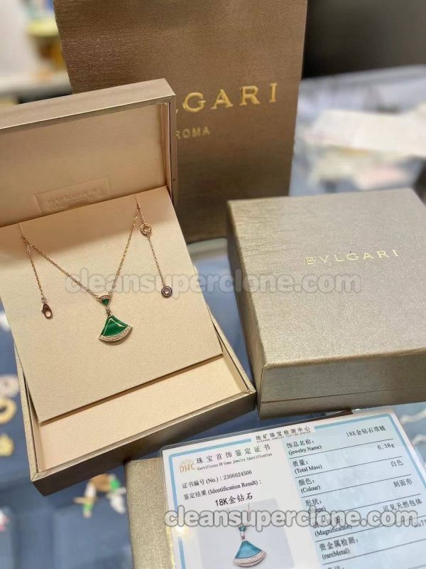 women's necklaces replica details and pricing Bvlgari green Jewelry