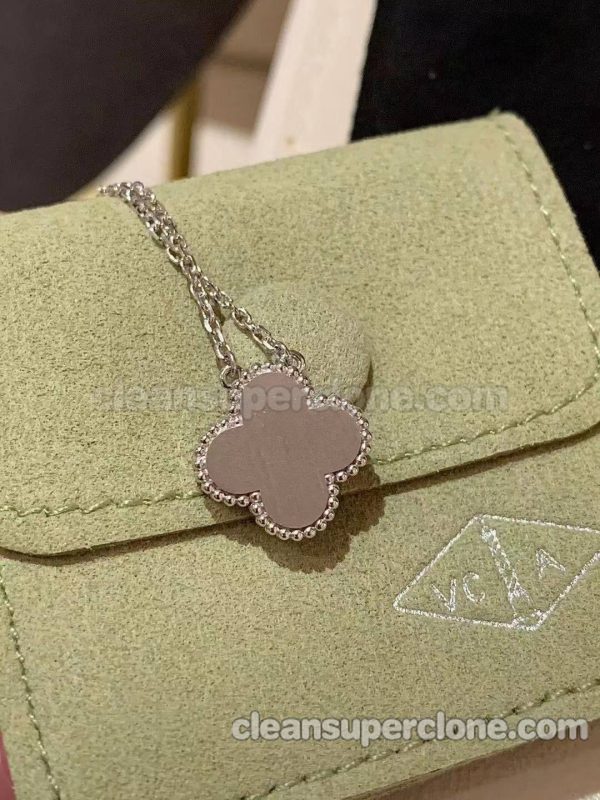 women's necklaces replica details and pricing four-leaf clover Van Cleef & Arpels Jewelry