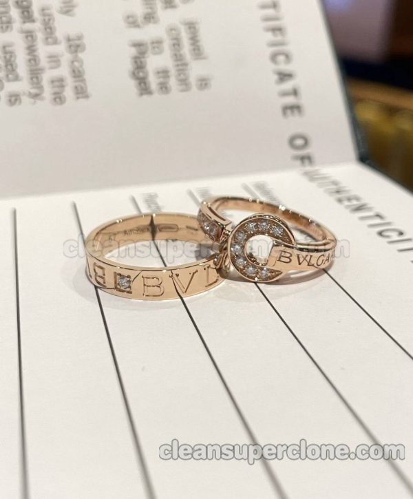 Jewelry 1:1 Copy description and price Bvlgari engraved couple rings