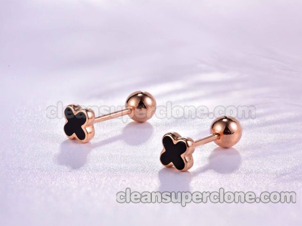 Jewelry 1:1 Copy description and price Louis Vuitton black women's earrings